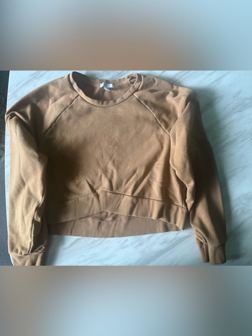 Beyond Yoga Crewneck Sweater in Camel Size Large